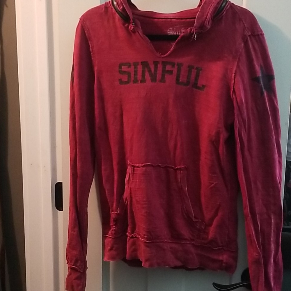 Red sinful pullover